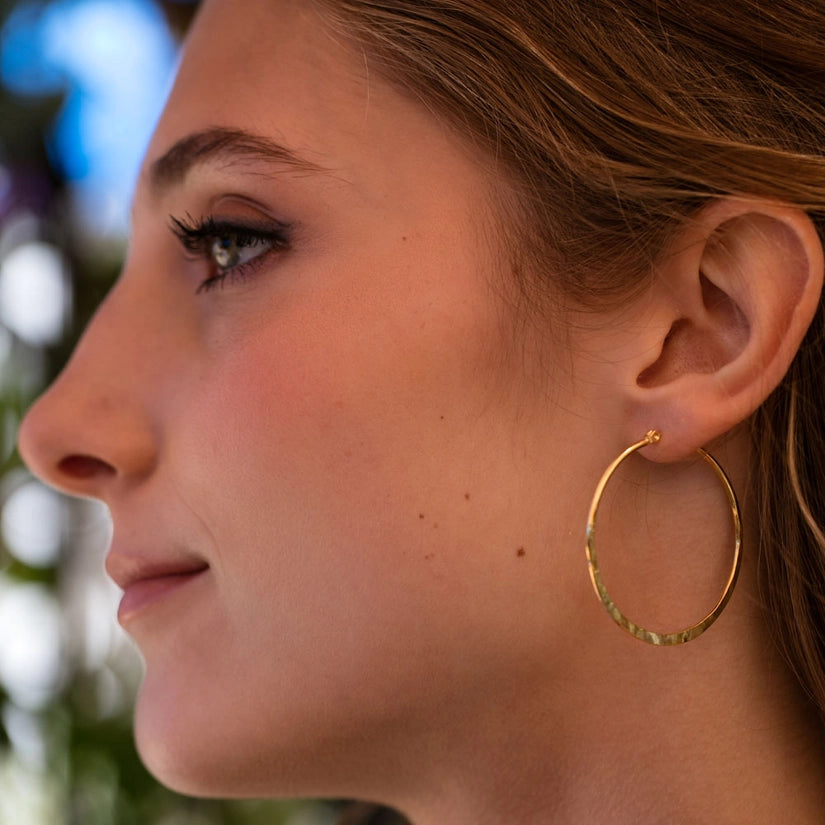 Hammered Hoops