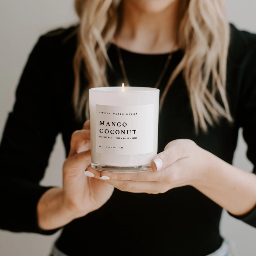 Mango + Coconut Soy Candle