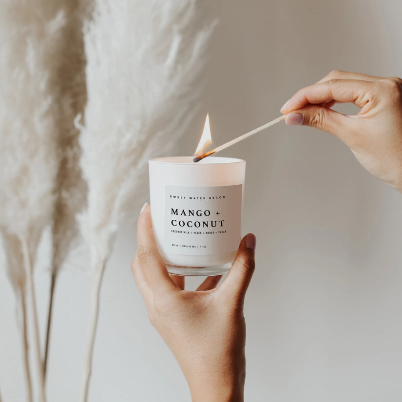 Mango + Coconut Soy Candle