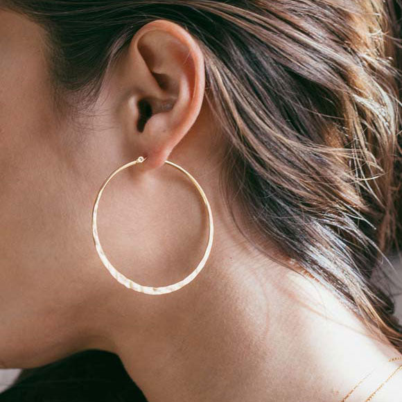 Hammered Hoops