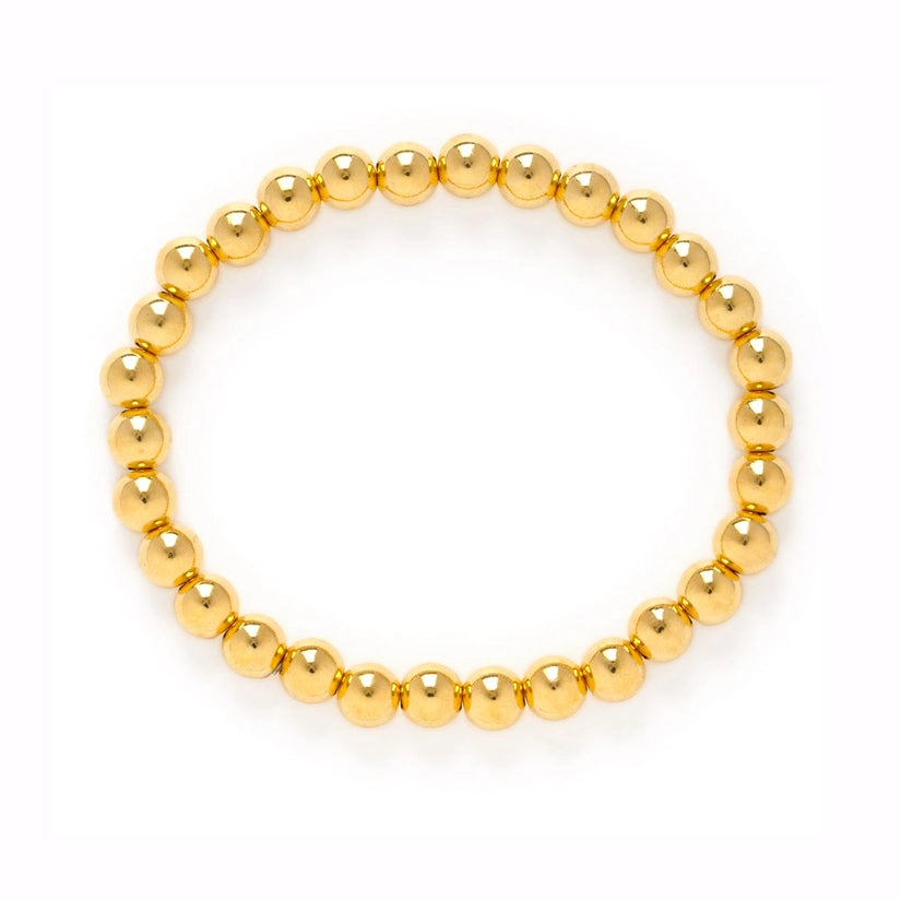 3mm Gold Beaded Bracelet– Christina Greene LLC
